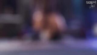 Hard fuck with an apex loba that ends with a big creampie