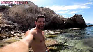 Public sex on a nude beach with a skinny teen