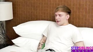 Stepsister tells the guy that she had sex with his best friend Kyle