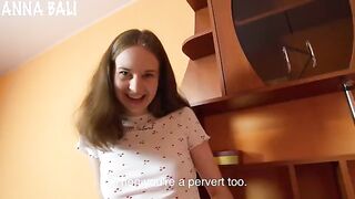 A girl was caught with a sex toy in the bathroom, so she had to have sex with him