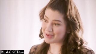 Alyx satisfies her sugar daddy with intense interracial sex