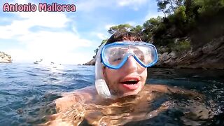 A guy was sailing with his friends and met a mermaid slut