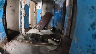 Exhibitionist girl gets fucked in a horrible house