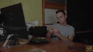 The guy played a trick on the Mature Neighbor Dildo Lover from Sex Shop