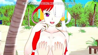 One Piece Uta Hentai in a dreamlike state