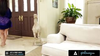 Reena Sky makes a sex tape with neighbor Chanell Heart after an intense encounter