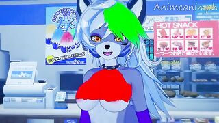 Roxanne Wolf gets fucked in her room after FNAF
