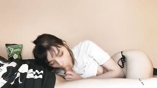 She always gives a blowjob first thing in the morning. It’s her routine