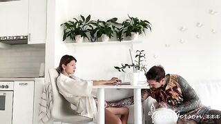 Elegant young girl fucked hard at her home in a passionate scene