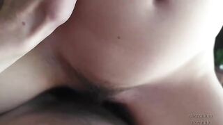 A couple celebrates Spring Fling with passionate homemade POV action in a vacation spot