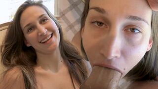 Mystica Jade turned into a whore at the sight of James Deen's cock