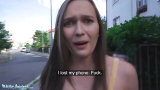 Public agent video with Stacy Cruz’s perfect tits for cash action