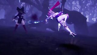 Under The Witch Alpha - Hero Alice Introduction, a captivating femdom animation