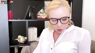 The secretary is getting fucked by her boss in various poses
