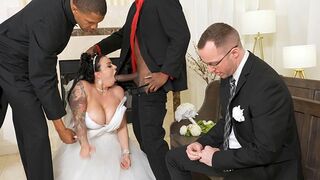 Payton Preslee gets her tight cunt smashed on her wedding day