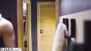 Petite skier Sonya gets fucked in the Alps