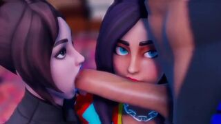 Fortnite compilation of blowjobs with the hottest skins in stunning 4K quality