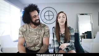 Girl was fucked in crazy poses by her boyfriend, showcasing petite allure