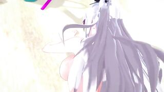 Hentai with Waifu Prinz Eugen from Azur Lane - 3D animation