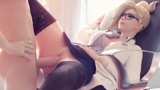 Overwatch Mercy SFM animations (RedScarlet28's version)