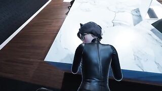 Catwoman fucks with the director in his office in this hot POV scene