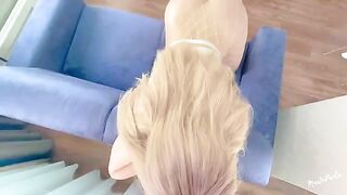 The cute girl Paola again and again is coming for the fat cock