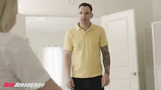 Young Britt Blair gets fucked by her step daddy in school uniform