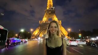 A rough sex session in Paris with a lot of slapping and choking