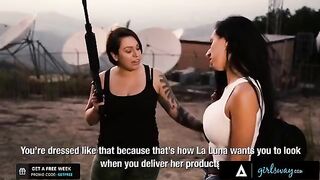 The femdom cartel boss Luna Star taught her whores to behave properly