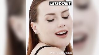 Charlie Red, the fiery Czech redhead, gets creampied in a steamy scene