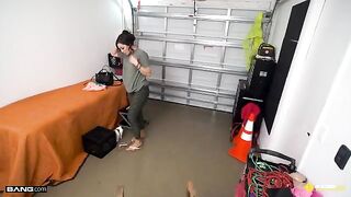 Demi Diveena trades her ass for car insurance in a spicy encounter