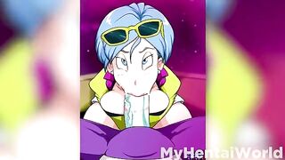 Hentai animation compilation with Bulma from Dragon Ball Super