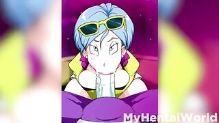 Hentai animation compilation with Bulma from Dragon Ball Super