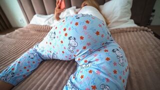 A stepdaughter invited her stepfather to watch a porn movie