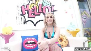 Petite teen nympho Chanel Camryn gets her pussy railed hard