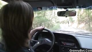 Old lady got fucked on the day of her granddaughter’s departure from home
