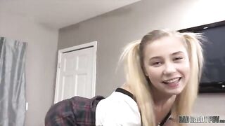 Carolina Sweets gets tight pussy fucked by bad Daddy