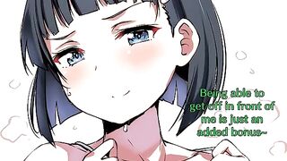 Leafa Suguha's big tits anime Joi xxx - Sword Art Online