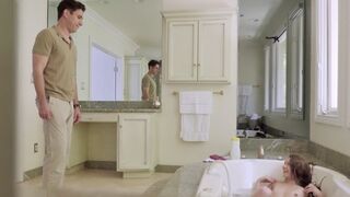 Rebel Lynn gets her tight pussy stretched by her stepbrother in a steamy scene