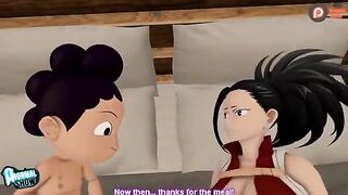 My Hero Academia's Momo and Mineta get wild in this steamy animation