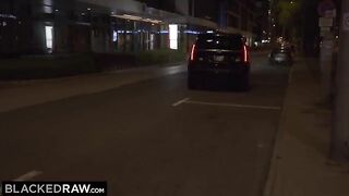Two sexy red-haired girls shared a huge black cock in an intense threesome