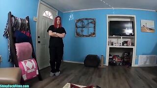 A man got fucked by his stepmom with a medicine bottle