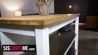 Fit stepsis Cece Capella gets her tight teen pussy railed by horny stepbro - SisLovesMe