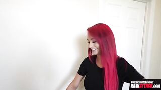 Tattooed slut Demi Rhoades gets her pussy railed