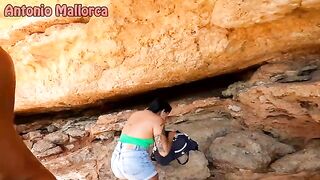 An Argentine slut gets caught and fucked outdoors publicly