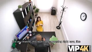 Hungary girl needs quick cash and fucks in the office for it
