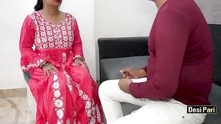 Desi Pari gets fucked by stepbrother with clear Hindi voice