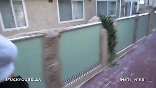 Babe in the hotel, stranger picked her up and fucked her good