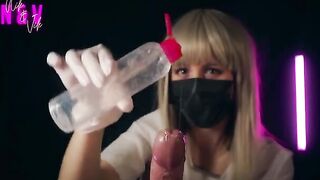 A crazy nurse brings intense pleasure and a huge orgasm