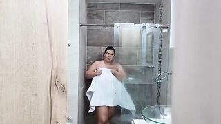 I spy my stepsister in the shower and she lets me fuck her ass savannah watson